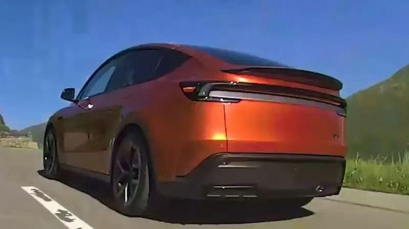 Unmasked Spy Shots of Tesla Model Y Performance Edition