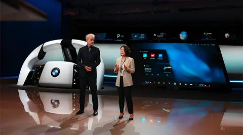 BMW's Next-Gen Intelligent Cabin: 1-Meter Display and AI Innovation, Is Tesla Feeling the Heat?